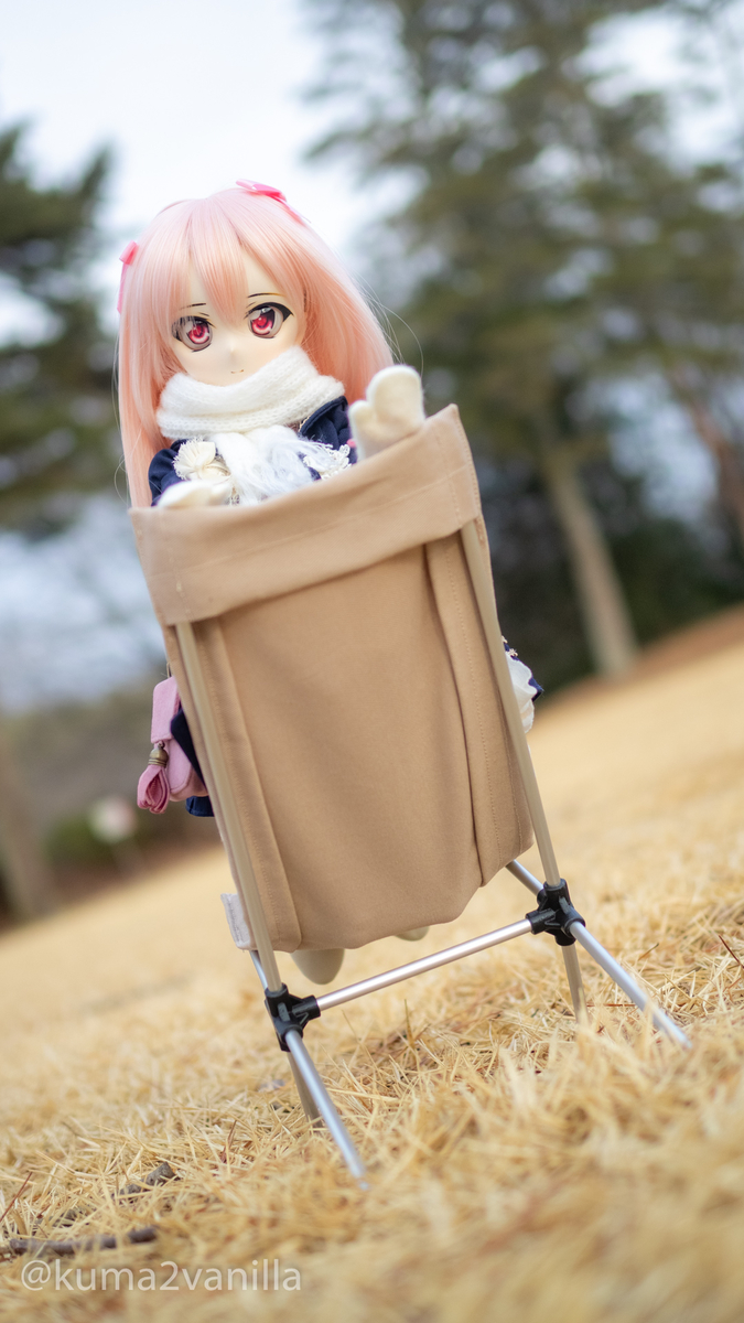 ドール用の1/3アウトドアチェア #ふゆチェアー でドール撮影