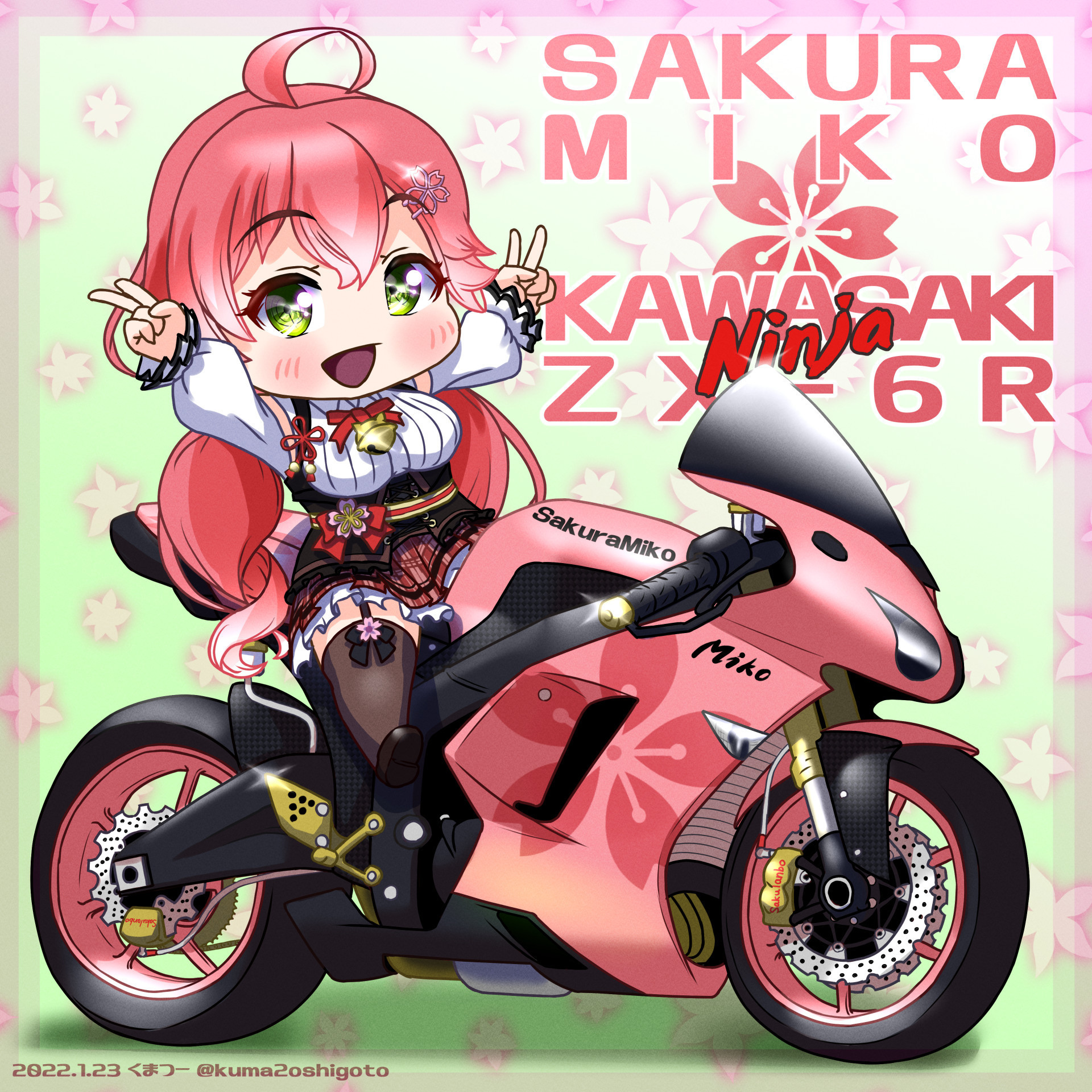 最上の品質な ホロライブxバイクのイラストを描くのにハマってます。KATANA 少女漫画