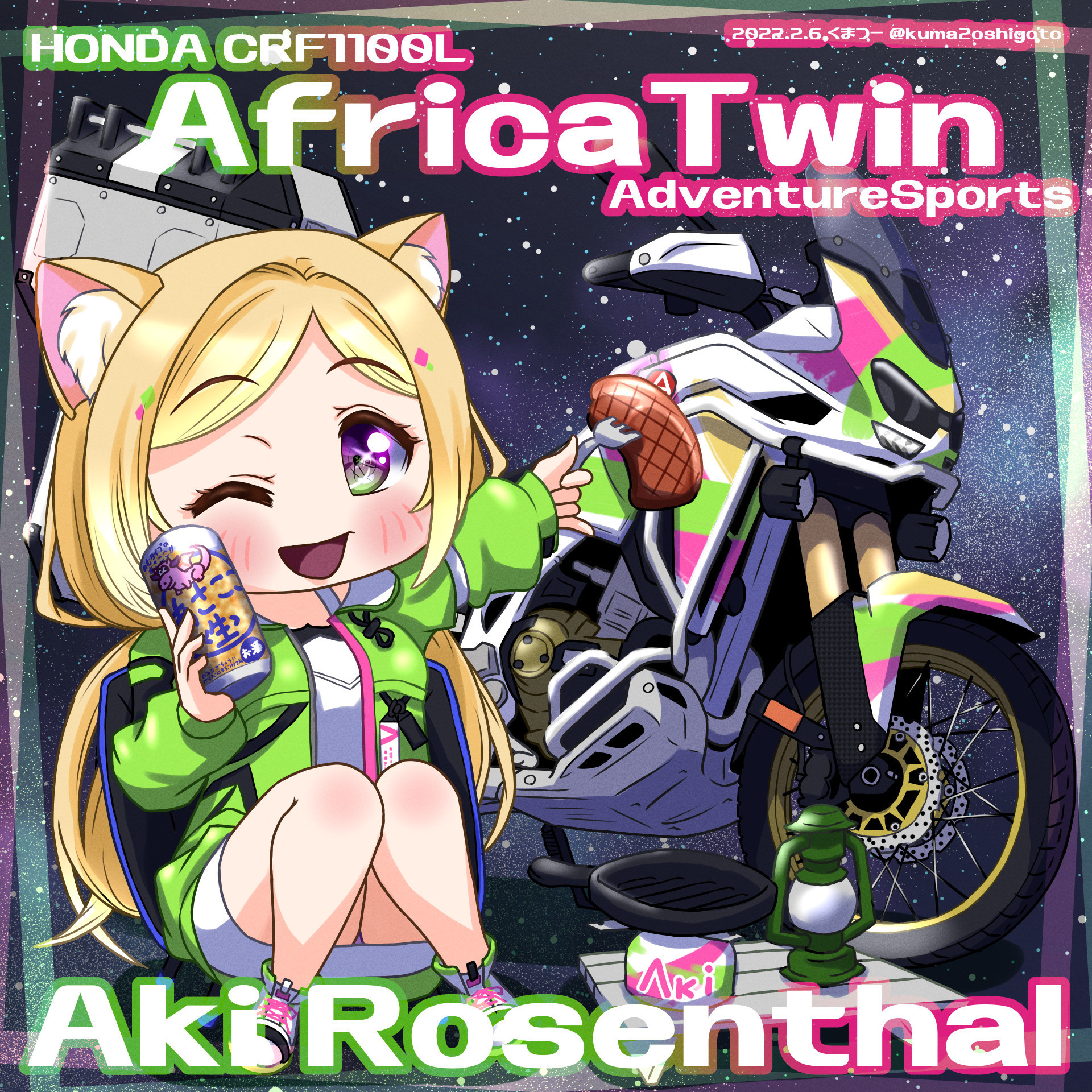 多様な ホロライブxバイクのイラストを描くのにハマってます。KATANA 少女漫画