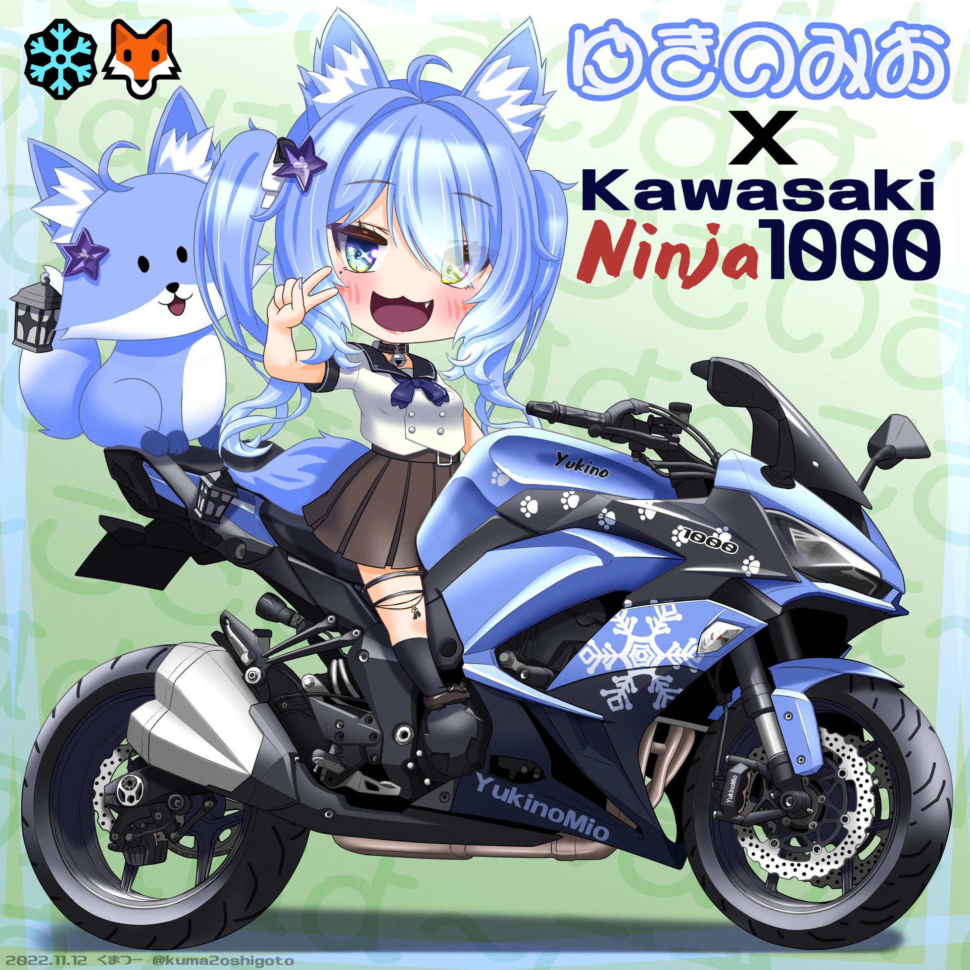 SurfaceProとClipStudioで描いたバイクのイラスト！VUCLAN S
