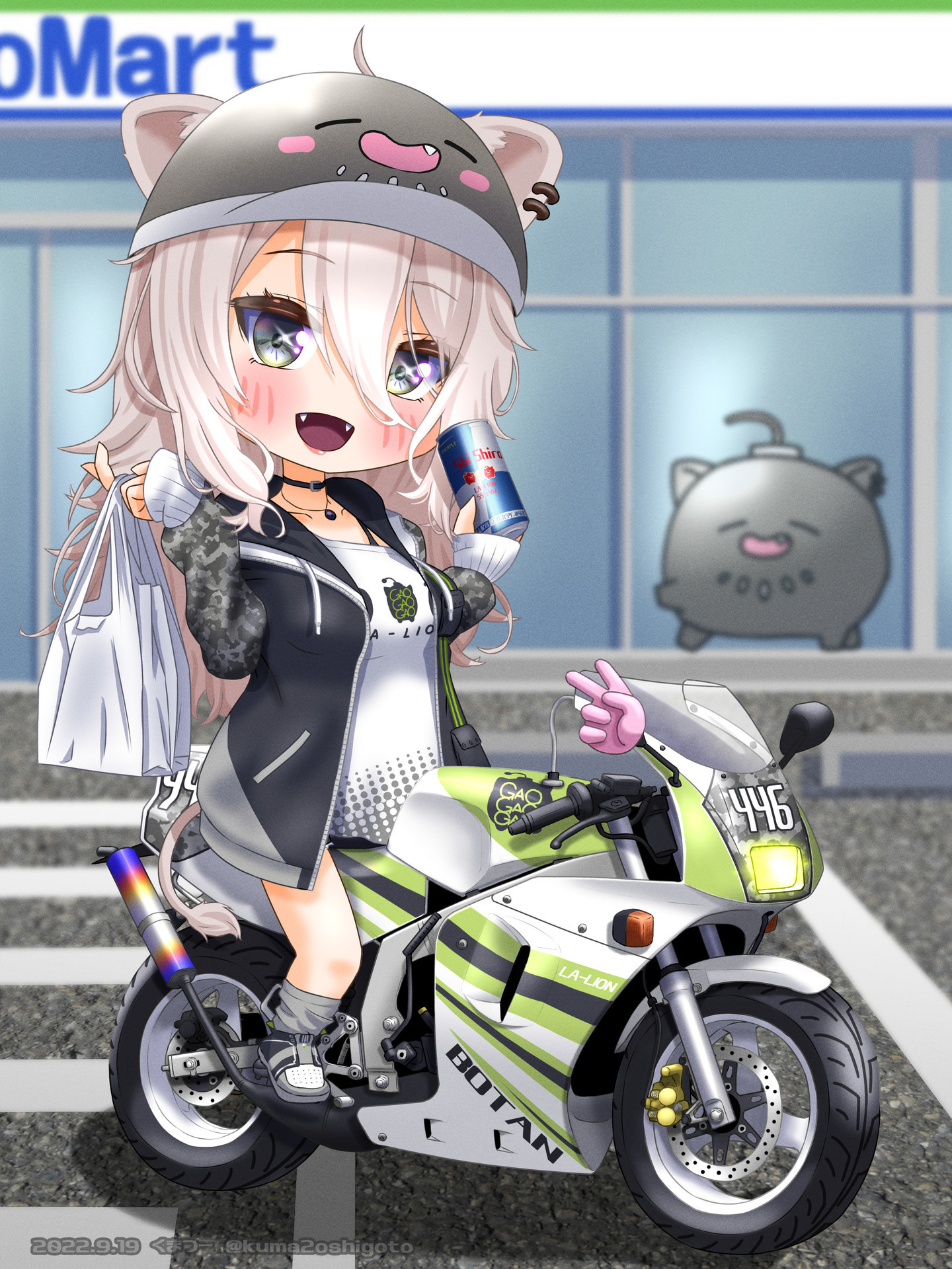 SurfaceProとClipStudioで描いたバイクのイラスト！VUCLAN S
