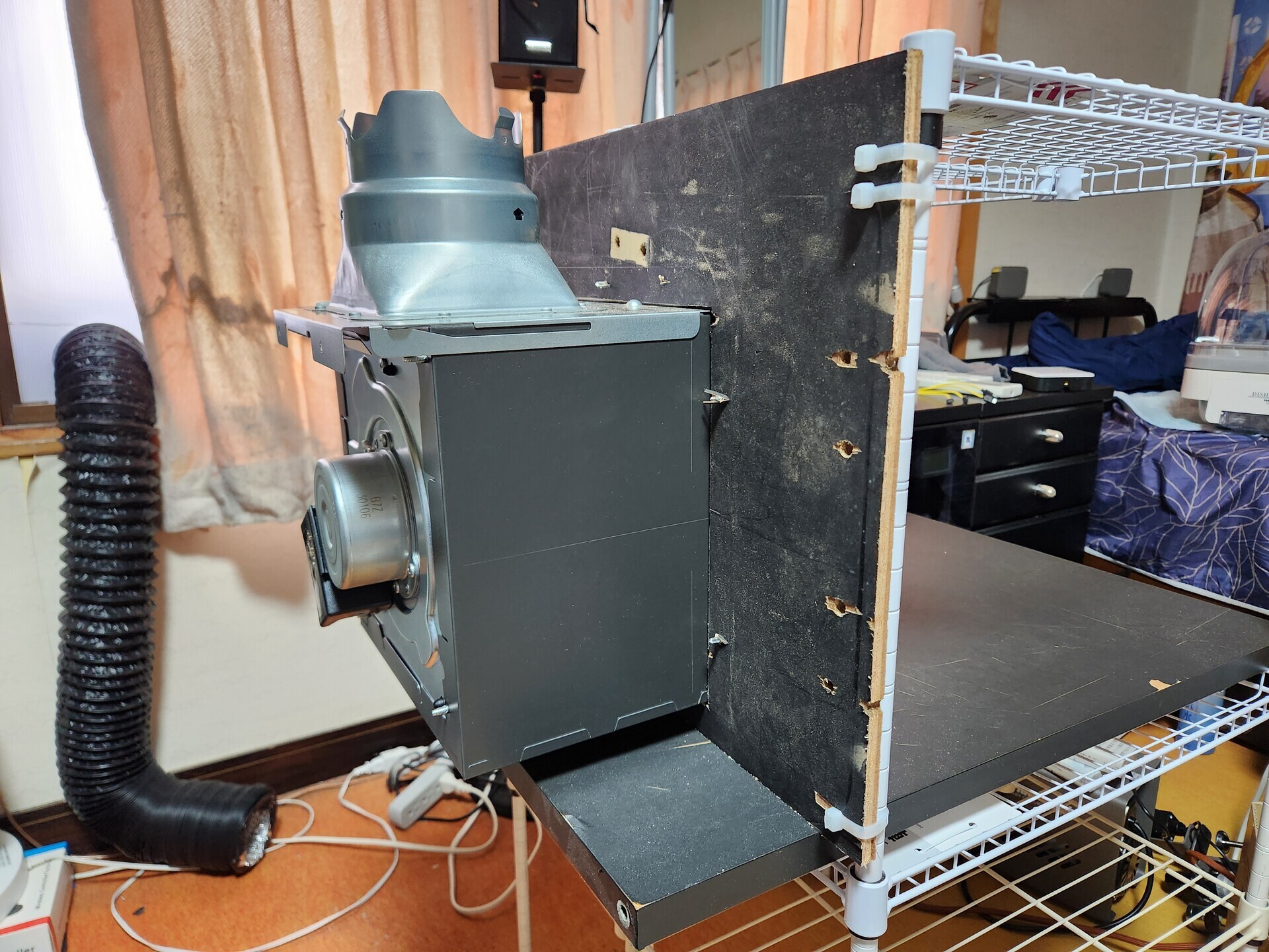 プラモデルの塗装ブースを自作した！ - もりのくま3
