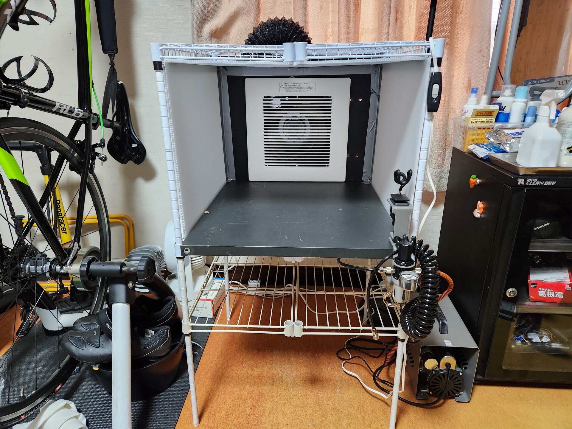 プラモデルの塗装ブースを自作した！ - もりのくま3
