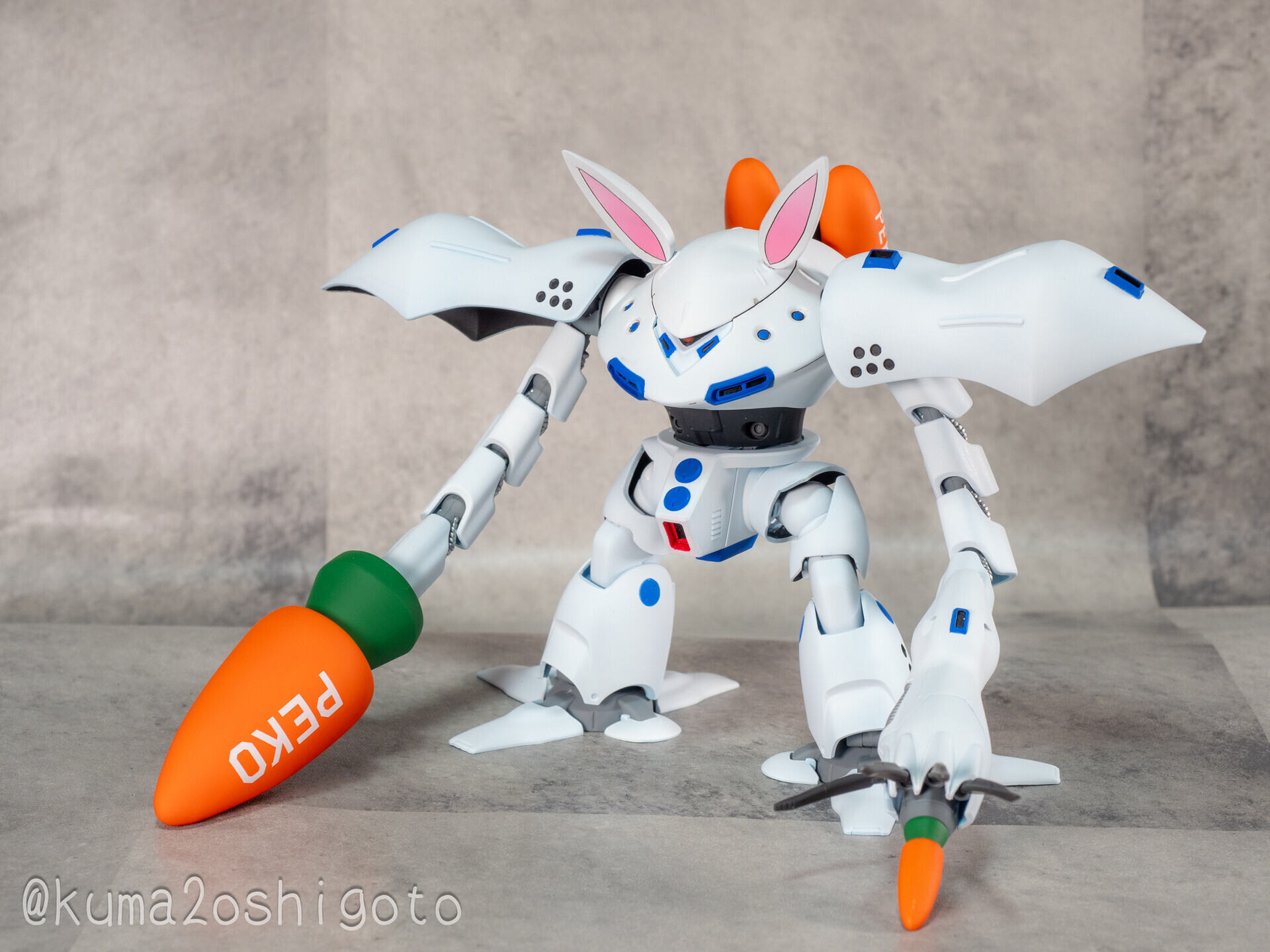 ガンプラ 製作改造レビュー】HGUC 1/144 ハイゴッグを兎田ぺこら
