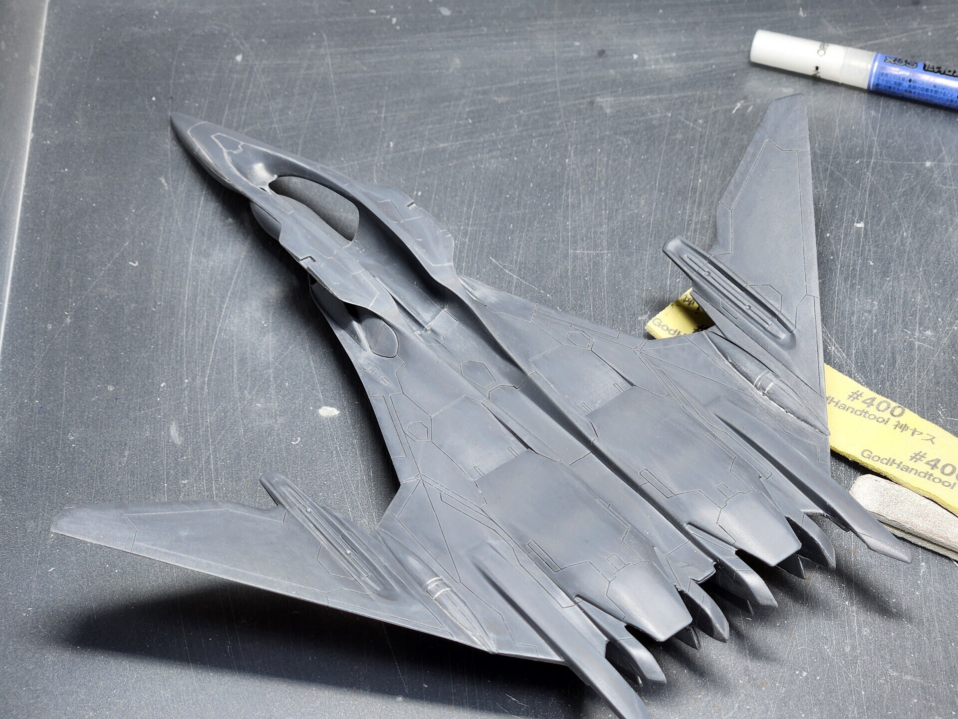 戦闘機プラモ 製作レビュー】PLATZ 1/72 X-2 FRX-00 メイヴ 雪風 戦闘