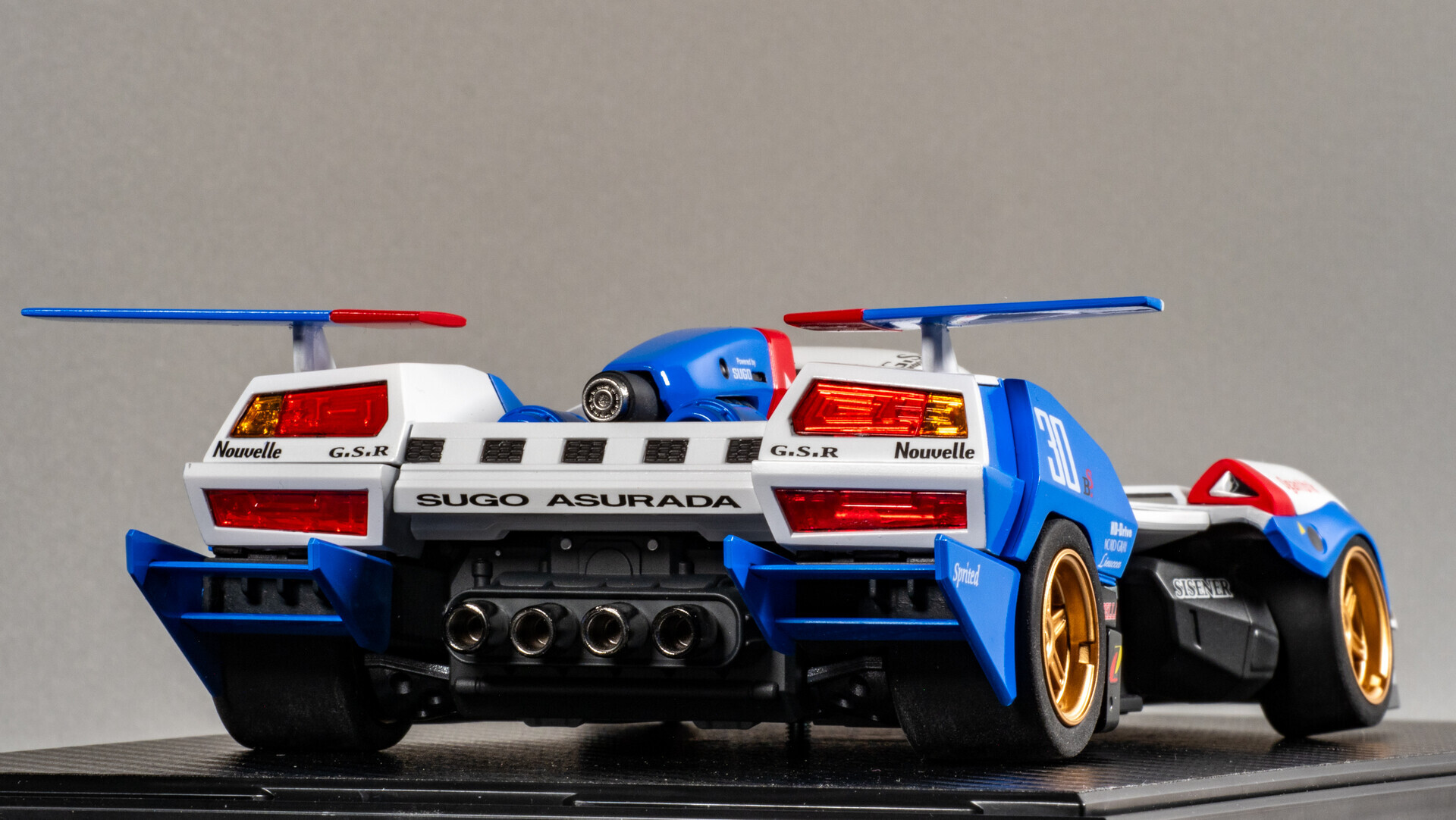 カーモデル 製作レビュー】アオシマ 1/24 サイバーフォーミュラ