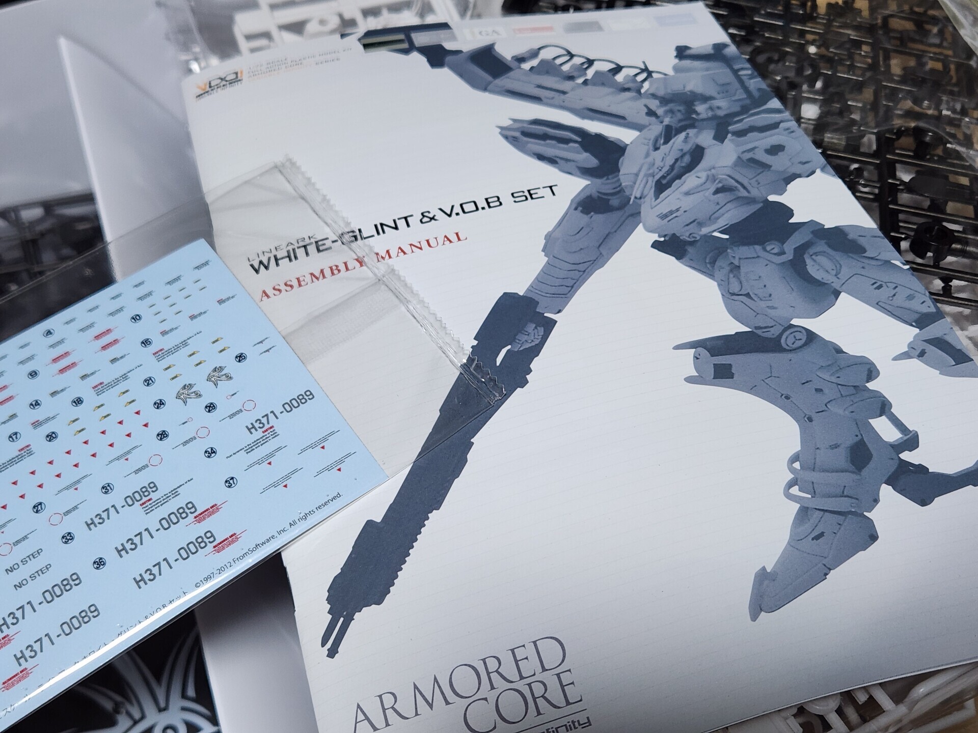 製作・レビュー】コトブキヤ 1/72 アーマードコア ホワイト