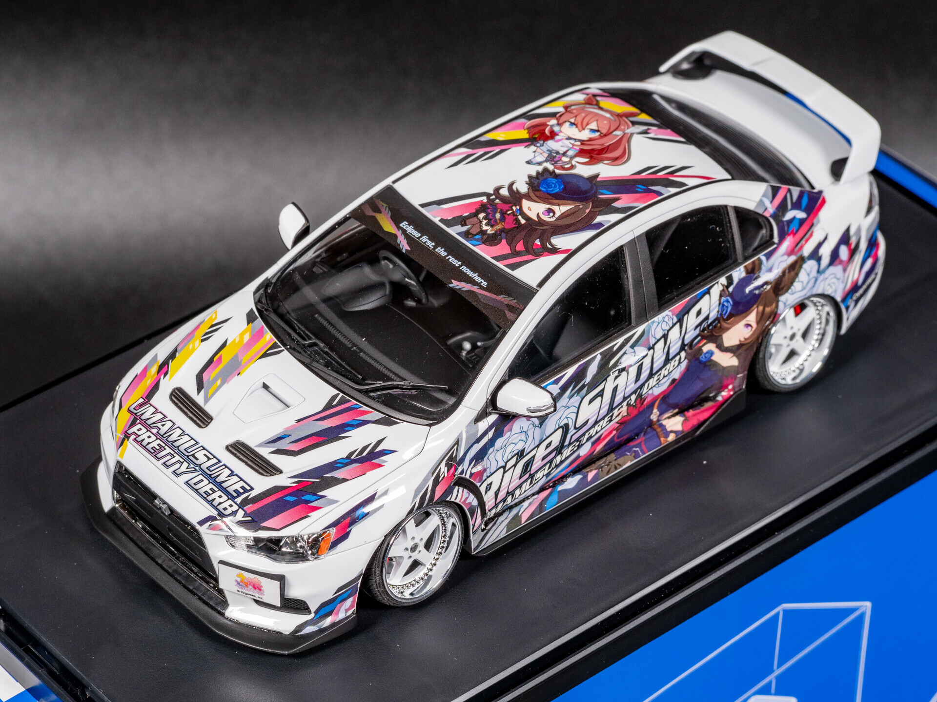 アオシマ 1/24 エボリューション・ルシーダV3 カーモデル 製作改造レビュー】アオシマ 1/24 痛車シリーズ No.3