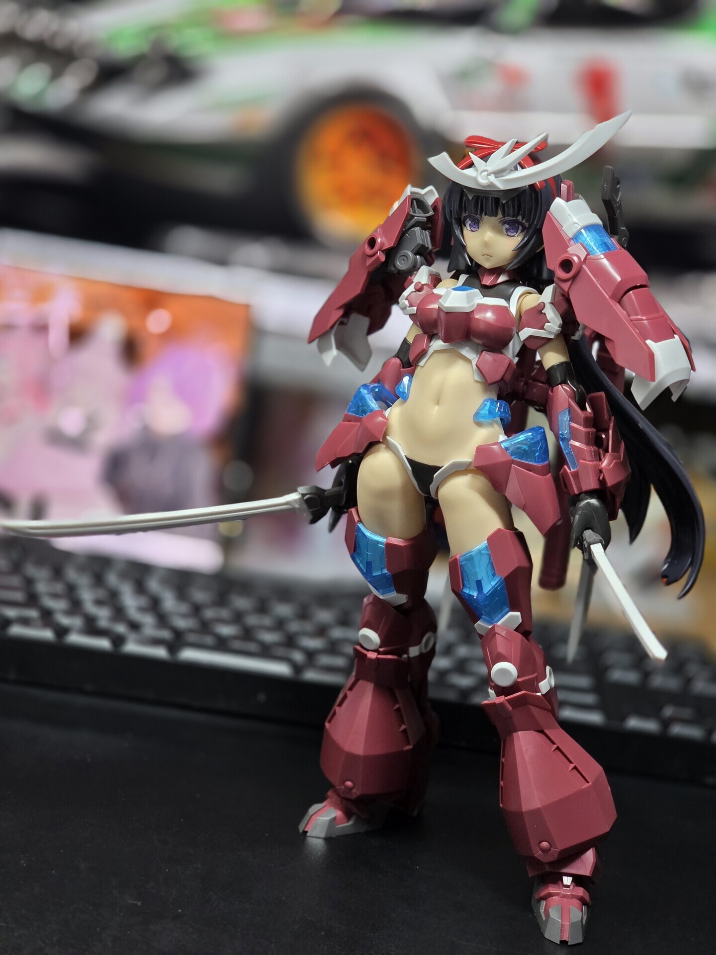 美プラ 製作・全塗装・レビュー】グランデスケール マガツキ フレーム