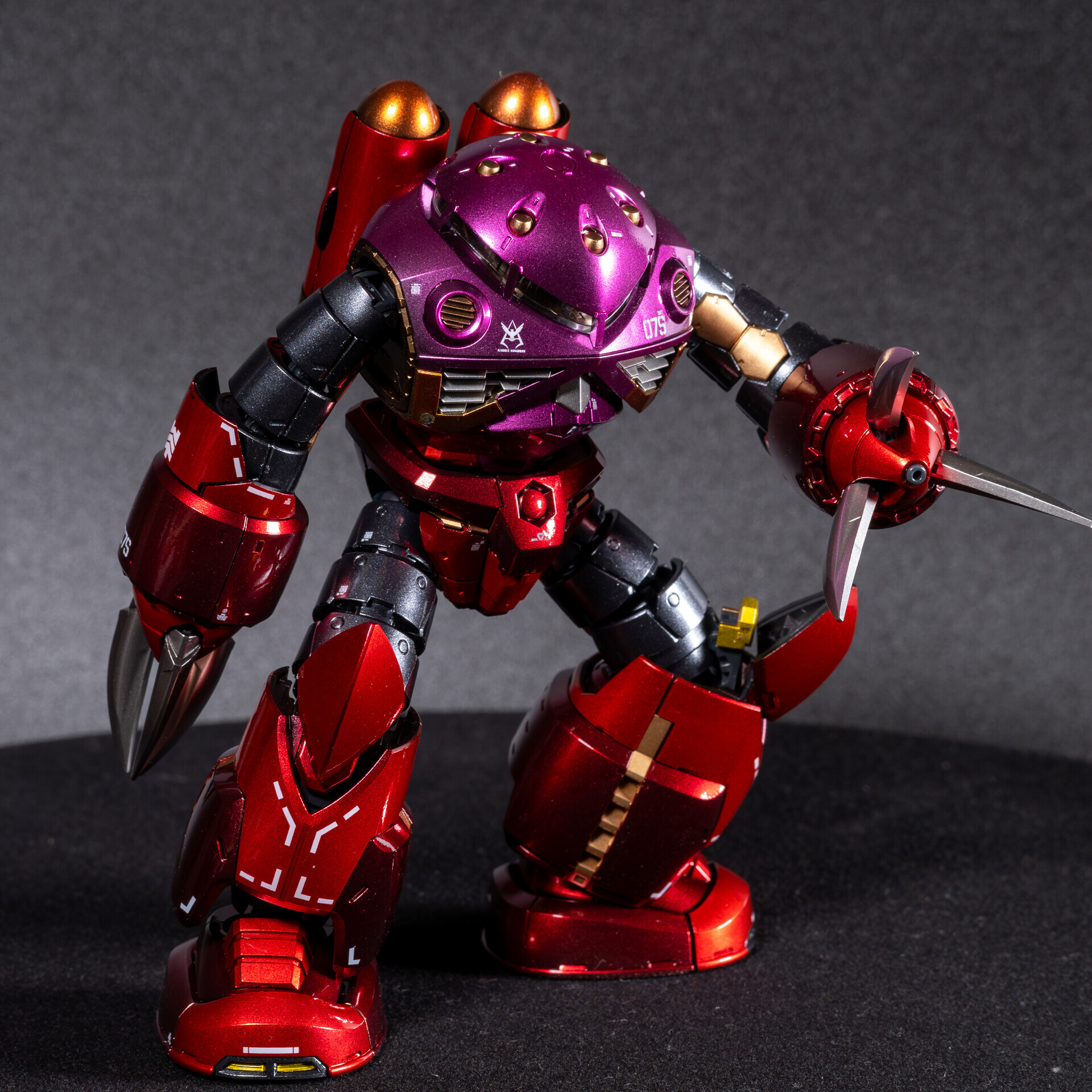 レビュー・製作・キャンディ塗装】RG 1/144 MSM-07S シャア専用