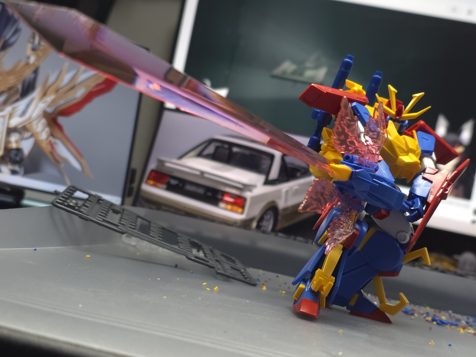レビュー・キャンディ塗装で全塗装！】HGBF 1/144 ガンダムトライオン3