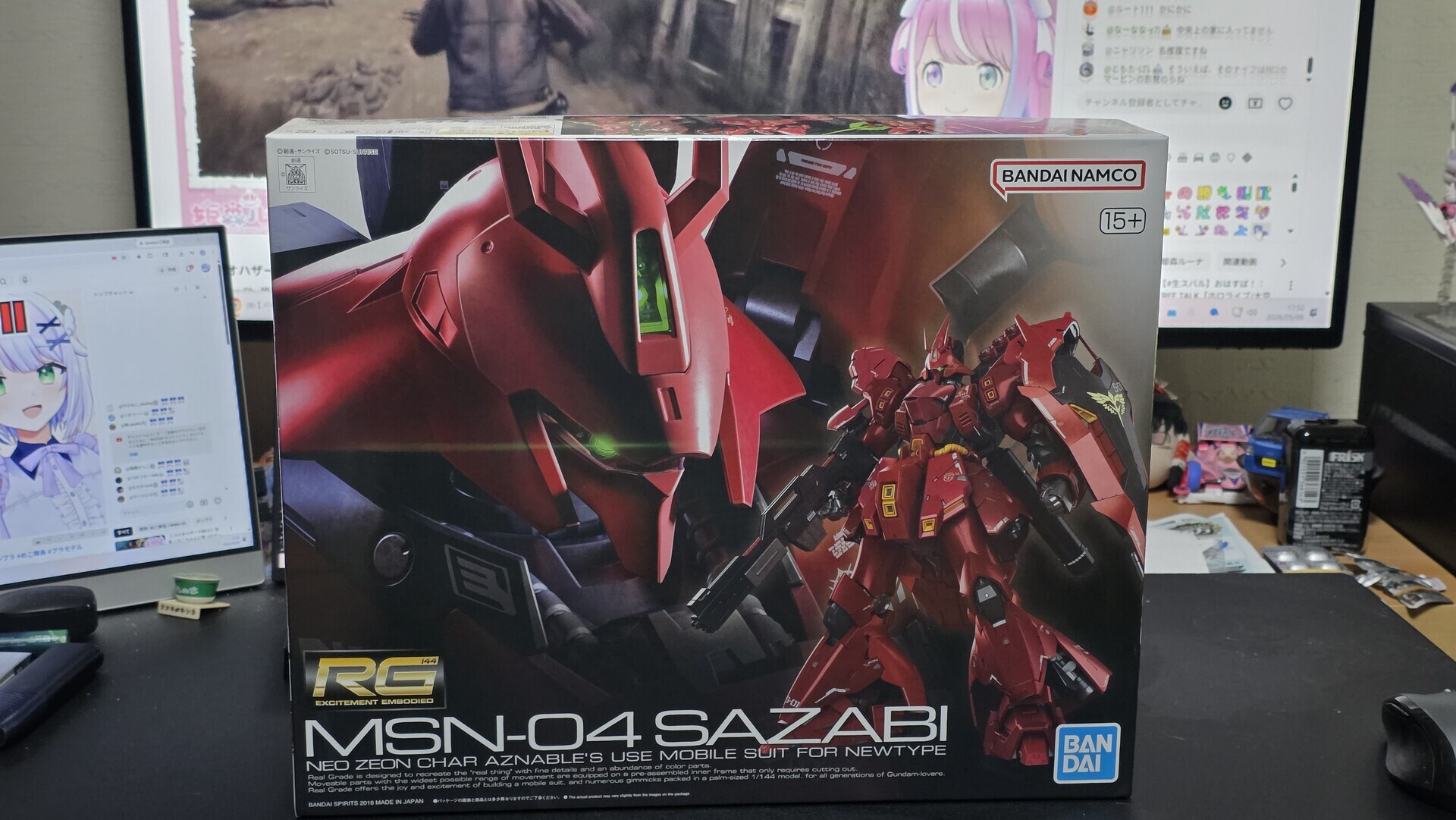 レビュー・製作・キャンディ塗装・全塗装】RG 1/144 MSN-04 サザビー