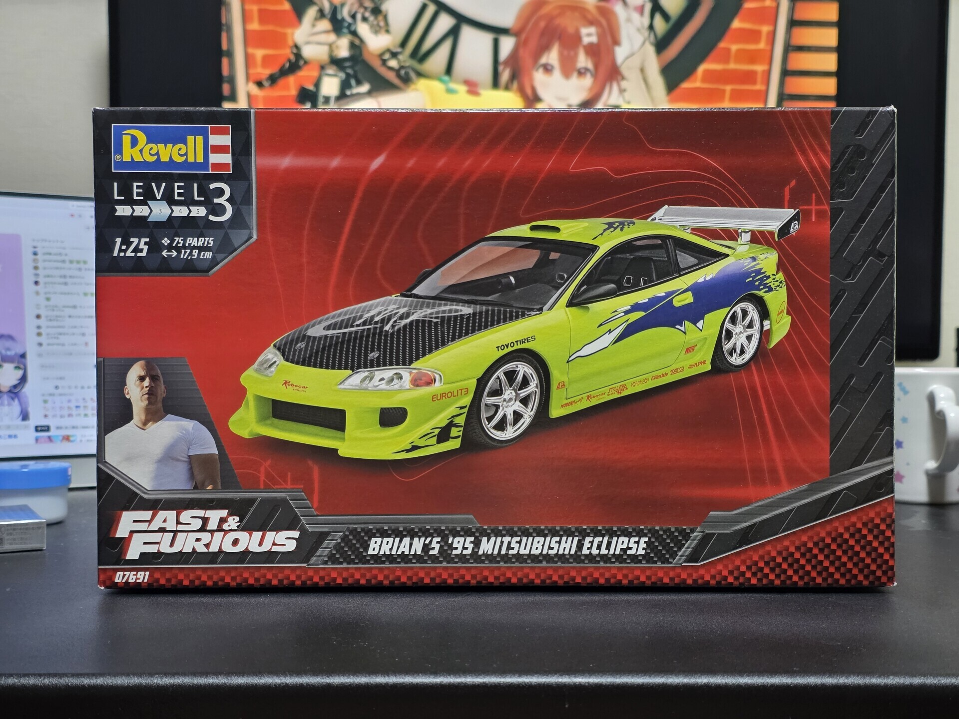 レビュー・製作・全塗装】Revell Fast&Furious BRAIAN'S MITSUBISHI