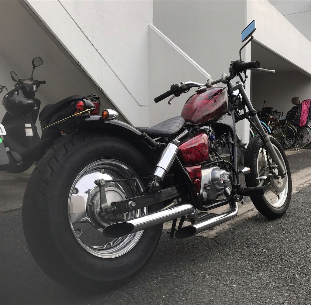 ちっちなバイクをカスタム！マグナ50を自作カスタムしてみたよ