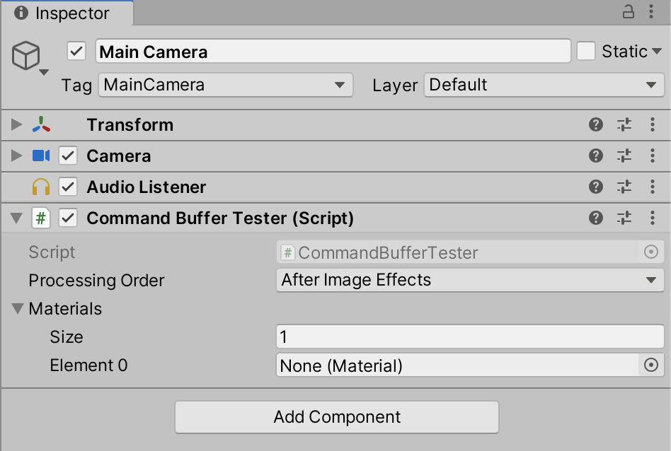 Unity の Command Buffer 用の Shader を雑に試せるスクリプト書いた - kumak1’s blog