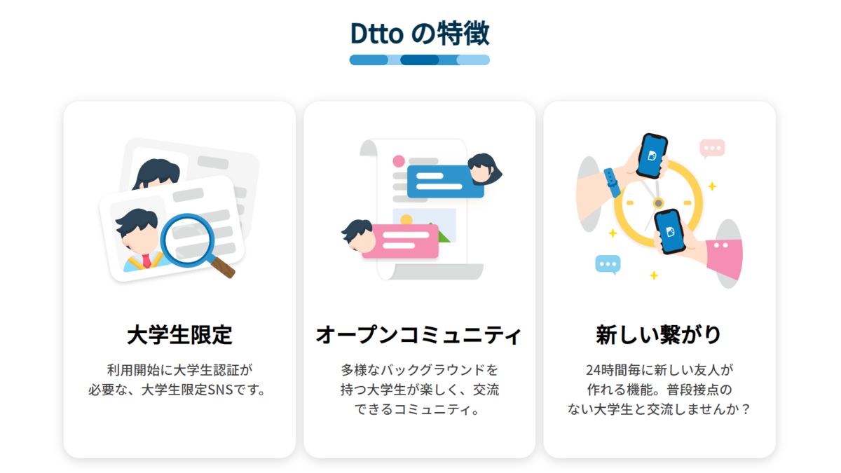 Dttoの特徴