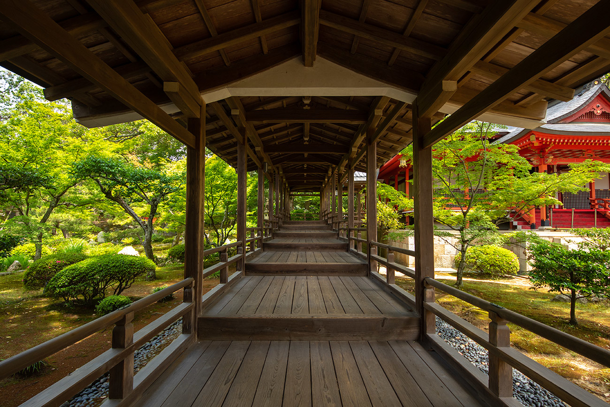 京都嵯峨野大覚寺（旧嵯峨御所）