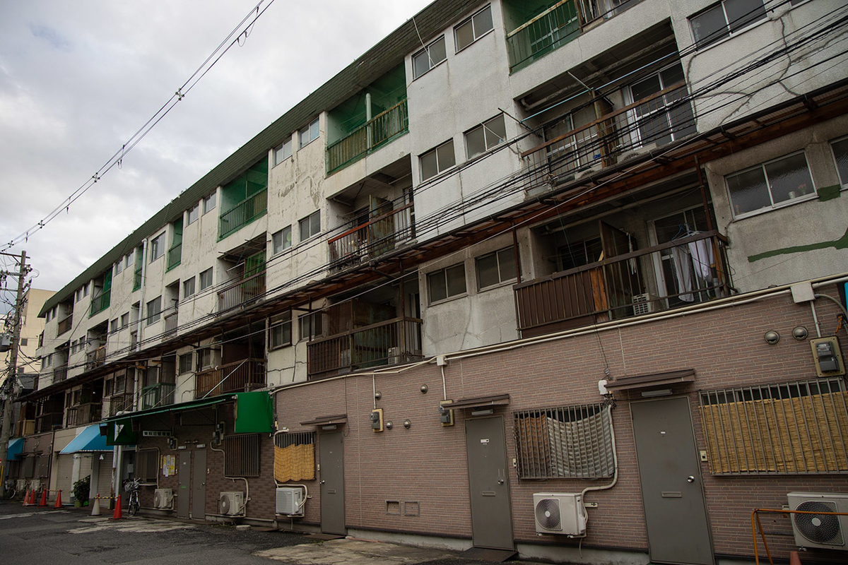 大阪市西成区あいりん地区釜ヶ崎