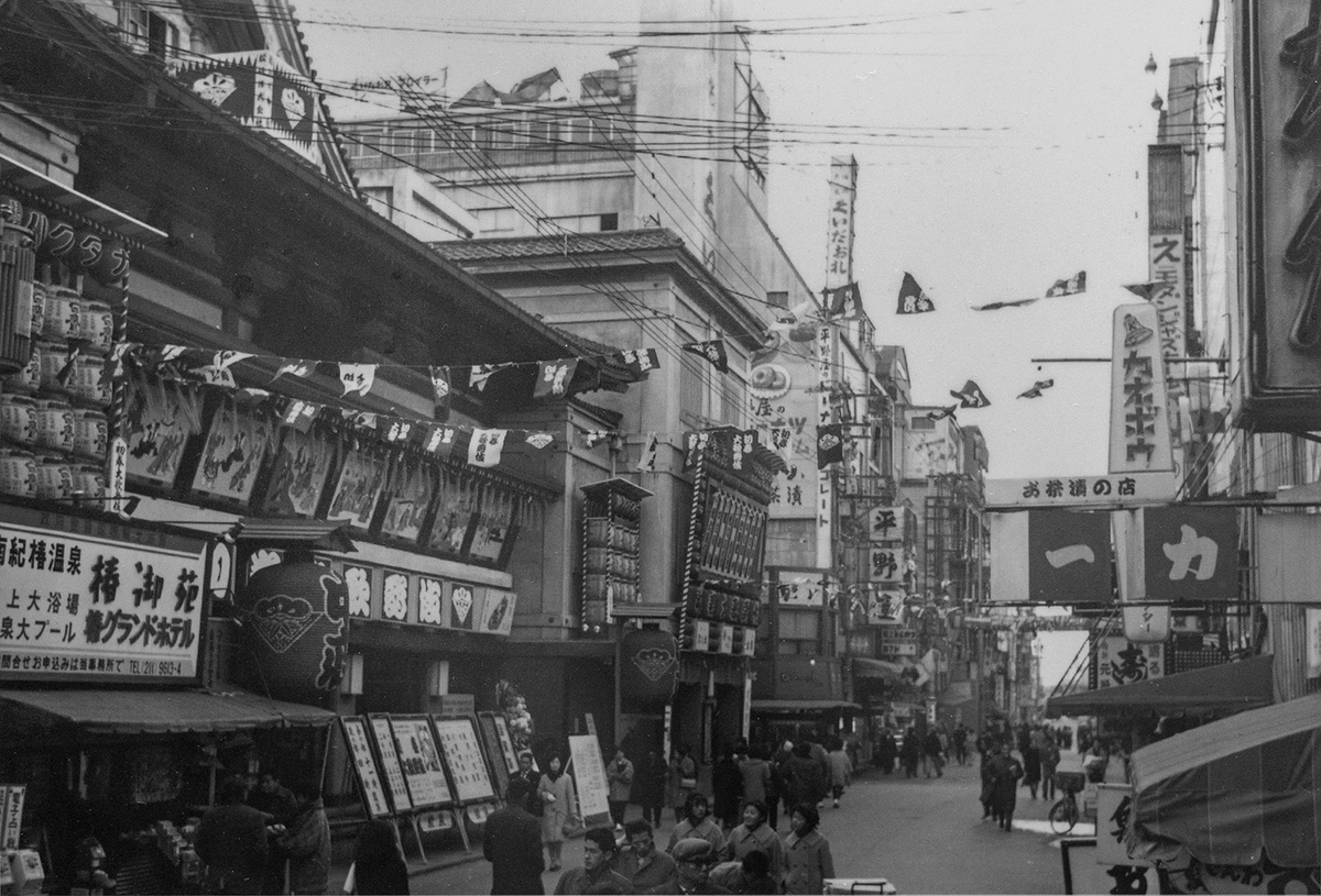 昭和の道頓堀の風景