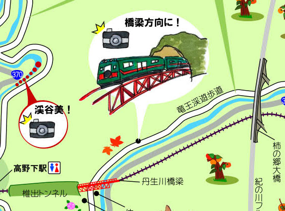 旧トロッコ道 竜王渓 新高野街道