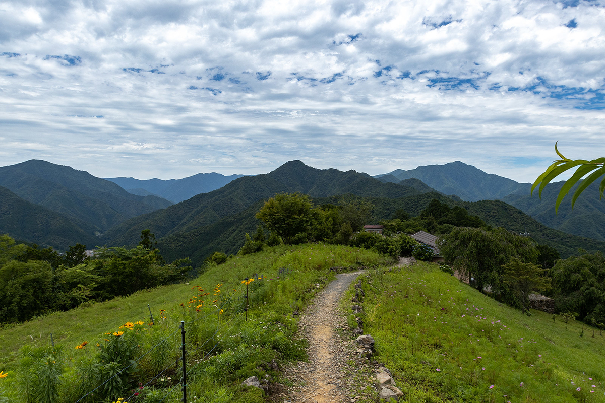 奈良県の秘境の絶景、十津川村の果無集落