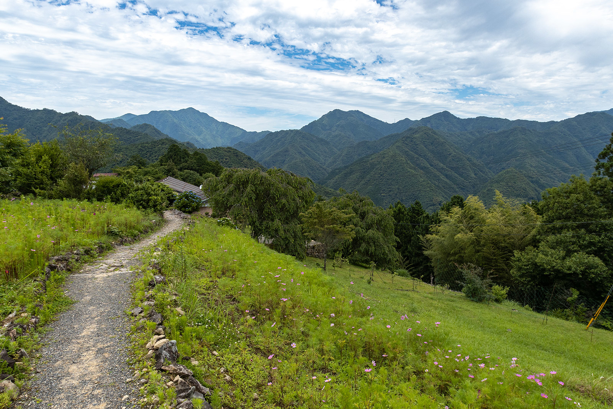 奈良県の秘境の絶景、十津川村の果無集落