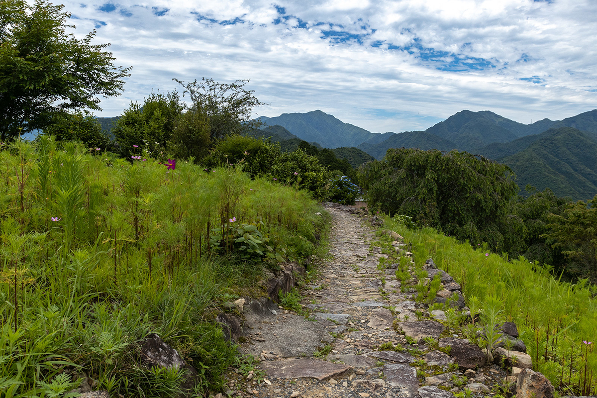 奈良県の秘境の絶景、十津川村の果無集落