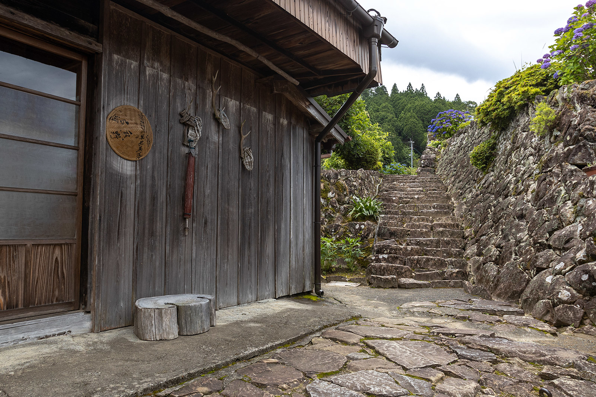 奈良県の秘境の絶景、十津川村の果無集落