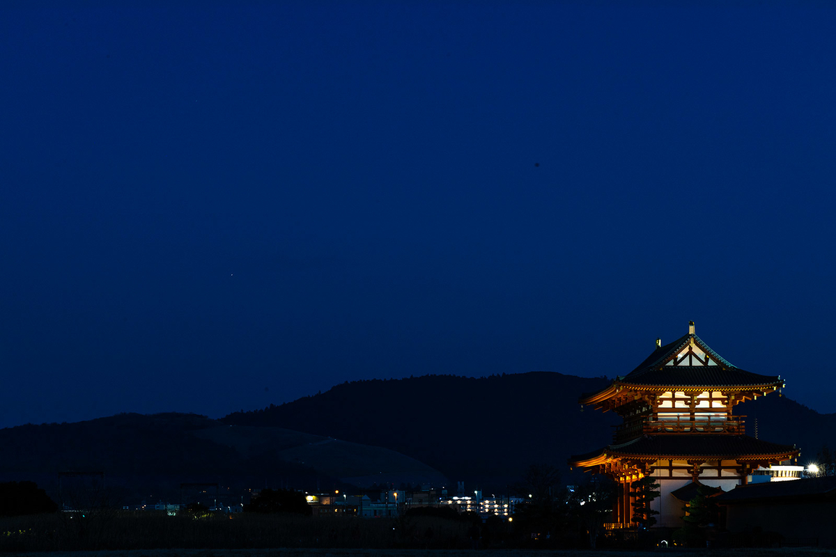 奈良県若草山の山焼き