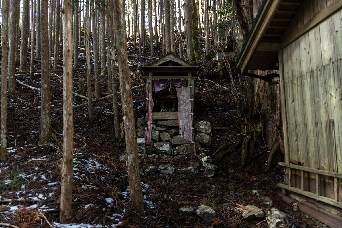 野迫川村の廃村、中津川集落