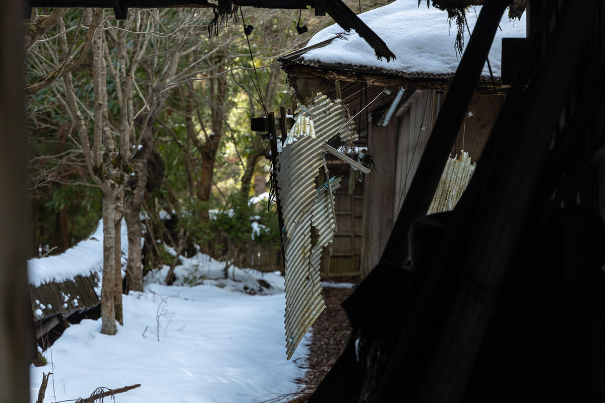 野迫川村の廃村、中津川集落