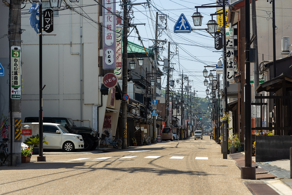 伊賀上野の城下町