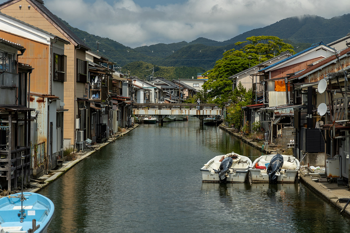 日本のヴェネチアと言われている京都舞鶴市吉原入江