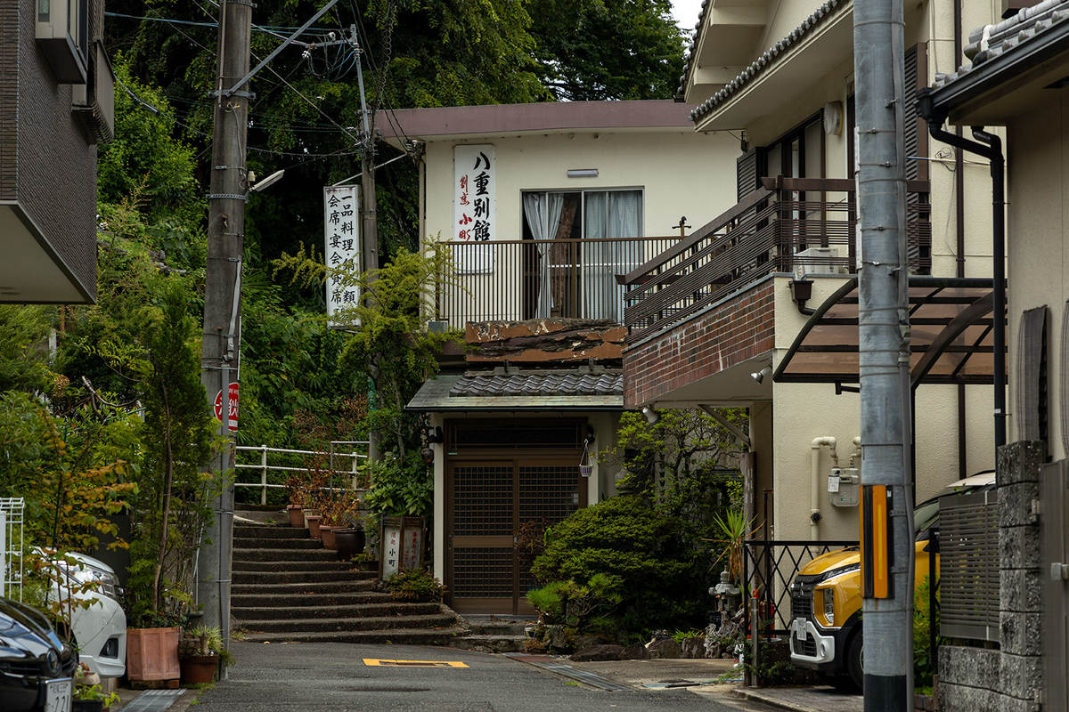 かつては歓楽街だった大阪河内長野市の長野新地を訪ねる。今でも残る旅館「八重別館」