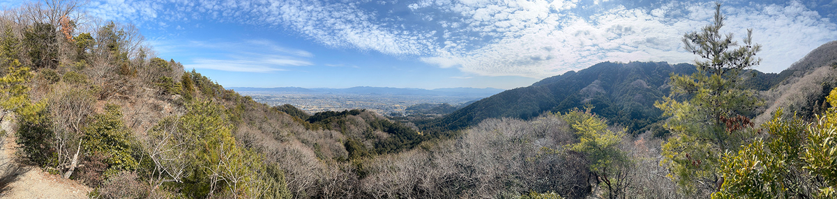 低山登山二上山