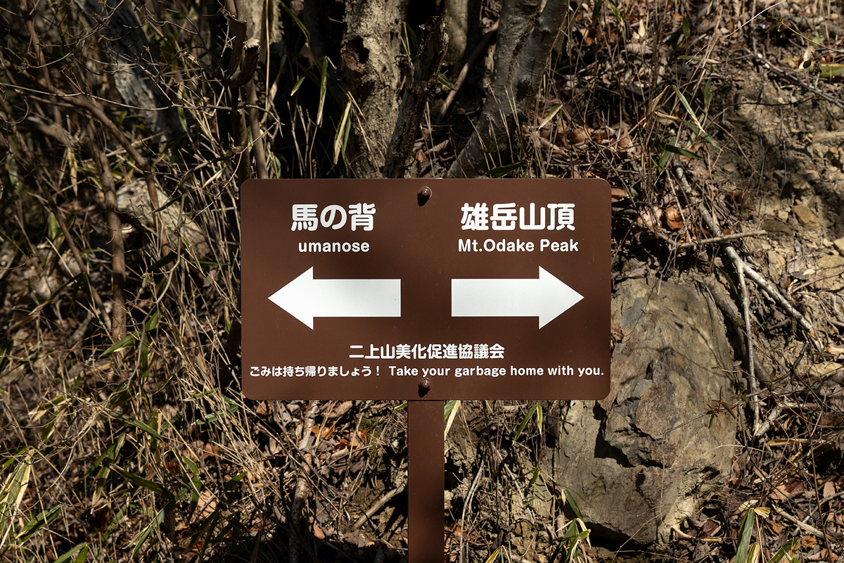 低山登山二上山