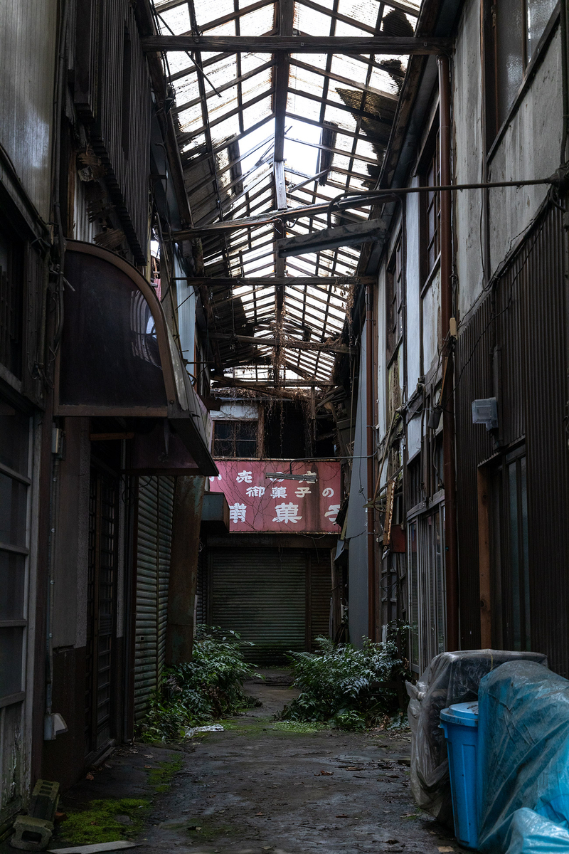 奈良県大淀町の廃墟商店街