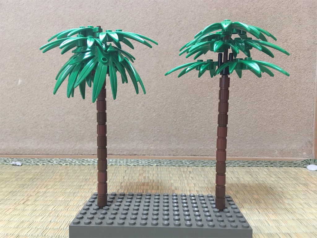 レゴで作ったヤシの木 ニートのレゴブログ