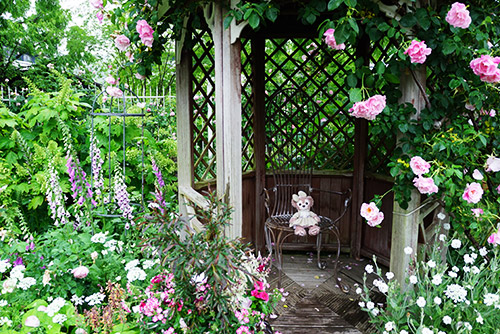 ローズガーデンのフォトスポット