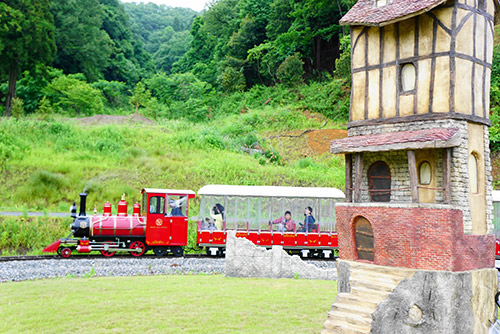 フェアリーガーデンを走る列車