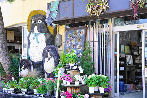 たぬきがユニークな坪井健樹園