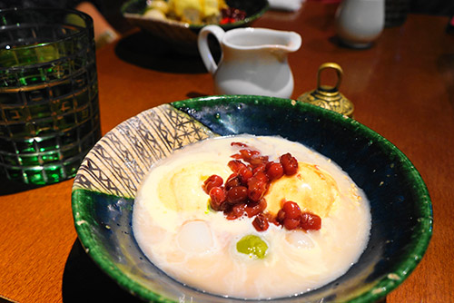 季節のぜんざい