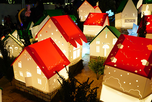 名古屋の星ヶ丘テラスのウィンターイルミネーション