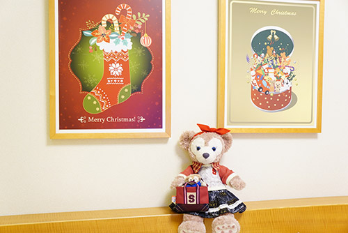 壁の額もかわいい