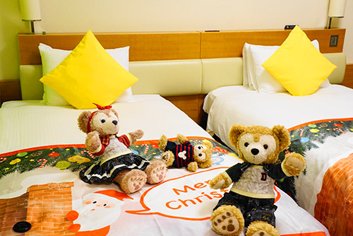 東京ベイ舞浜ホテルクリスマスルームにて