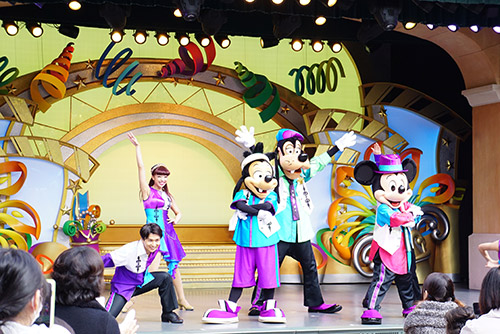 ミッキーとグーフィ