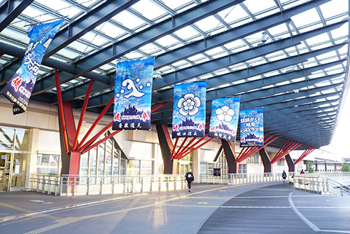 JR岐阜駅ペデストリアンデッキ