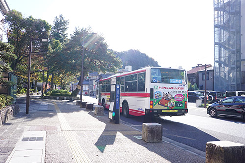 岐阜駅前から岐阜公園までのバス