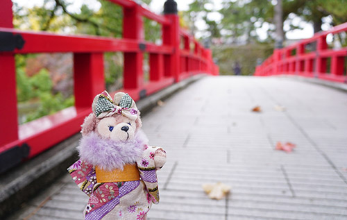 龍城堀にかかる神橋