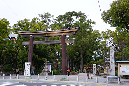 豊国神社の鳥居